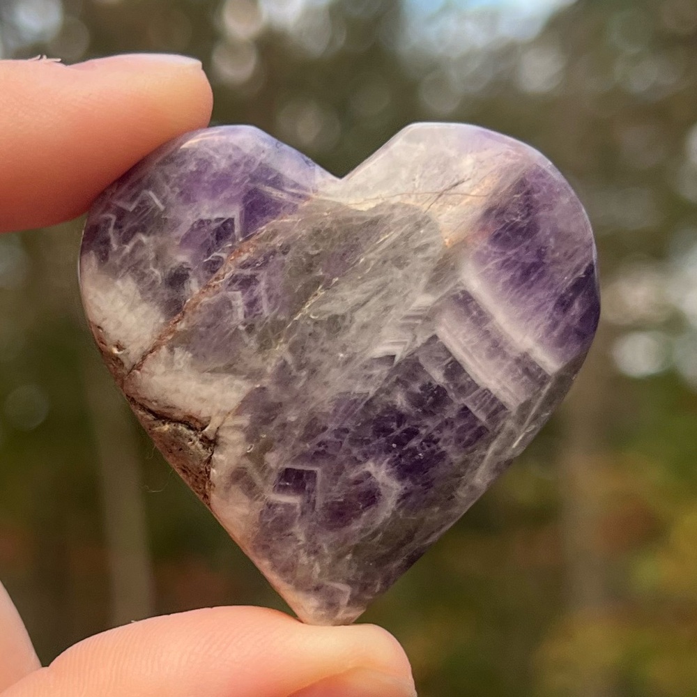 SOLD! Dream Amethyst Heart
